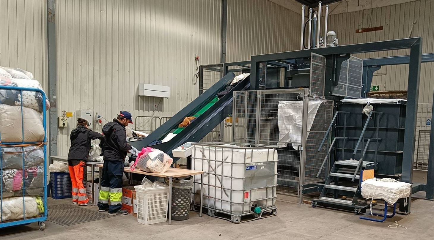 FORTEX: Forsortering af v�dt tekstilaffald
